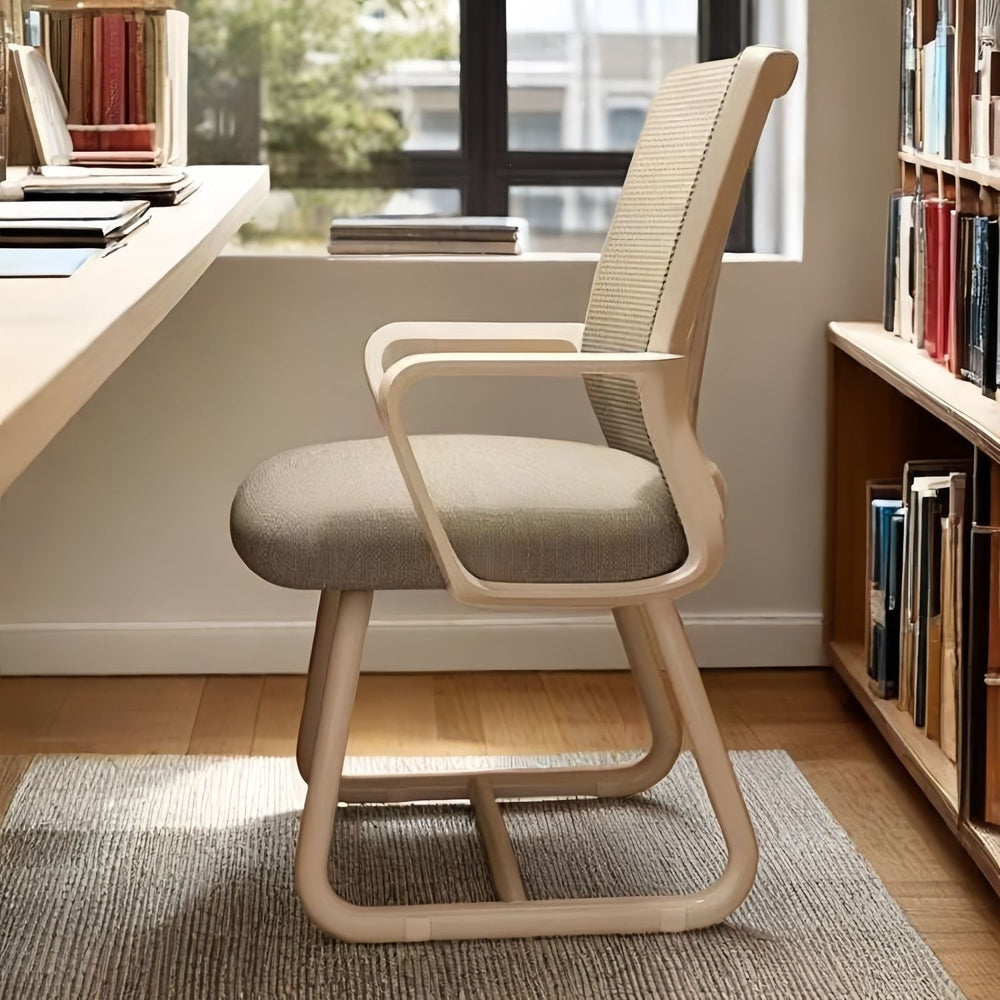 Computer chair, comfortable for long periods of sitting, conference bow-shaped office chair, university dormitory study backrest chair, home electric gaming chair