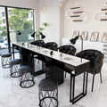 Manufacturer's new arrival: extra-wide 45cm nail salon table and chair set - multifunctional nail technician workstation for women