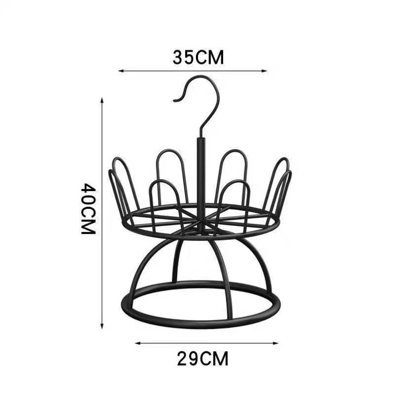 For home shoe drying handy gadget rotate multi-layer floor-standing iron balcony outdoor slipper shoe rack shelf multifunctional drying