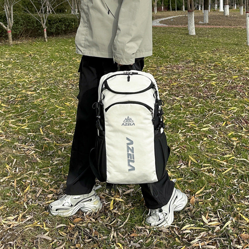 Outdoor Backpack Sports Backpack Hiking Backpack Lightweight Anti-splashing Travel School Bag Men's and Women's Travel Hiking Bag