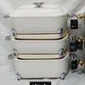 Food warmer export cross-border insulated lunch box hot selling in africa 3pcs insulated tableware 3l-4l-5l