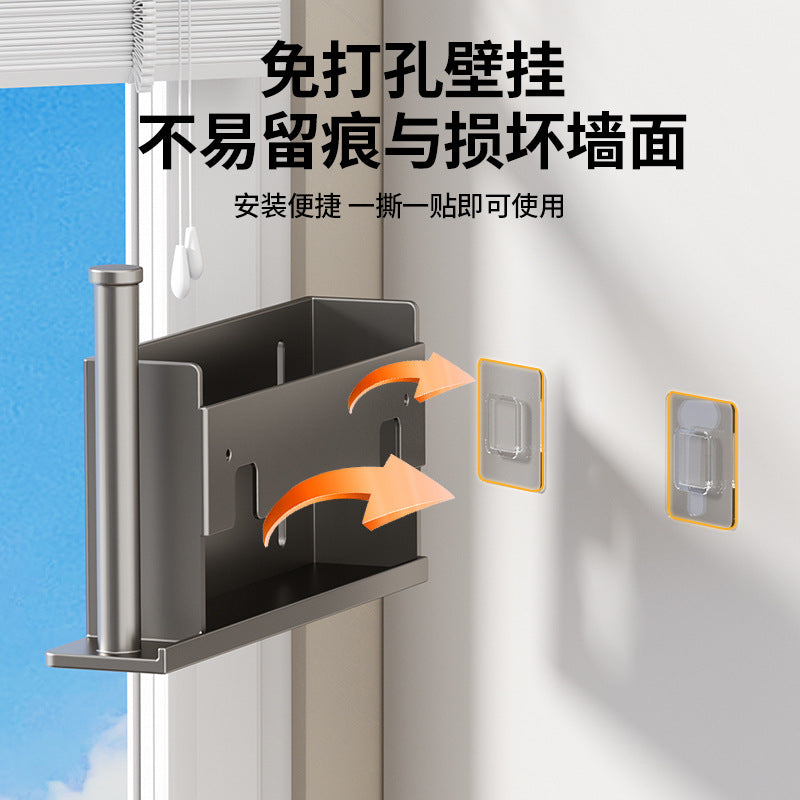 Kitchen plastic wrap hanger, cabinet door side storage box, wall hanging, non-punching, refrigerator oil-absorbing paper rack in cabinet