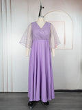 Women's dress cross-border african new style large sleeves loose casual rhinestone robe
