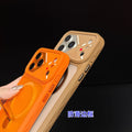 Creative lens ice armor cooling magnetic stand compatible iphone 17 pro phone case apple 16 matte anti-drop