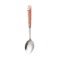 Pink white rabbit pointed spoon