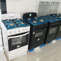 4 four-gas oven burner stove stove one-piece upright grill 500 wide cast iron good pot rack yellow copper fire cover