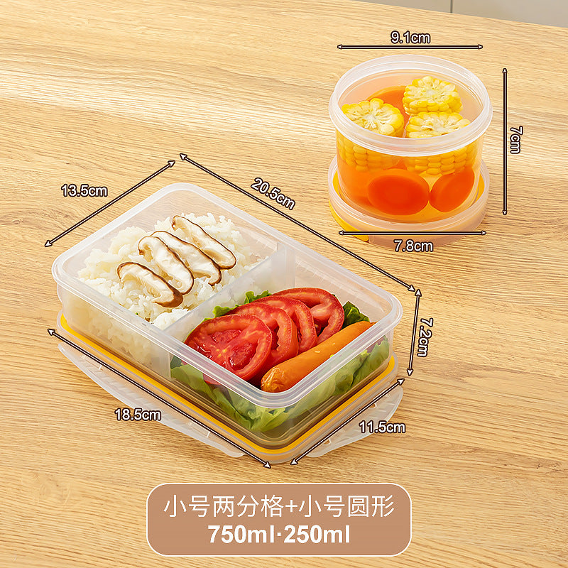 Office workers bring rice compartments, lunch boxes can be heated and sealed in microwave ovens, fresh-keeping boxes, food-grade plastic bento boxes