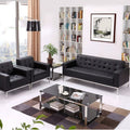 Modern office sofa minimalist leather office sofa coffee table set car 4s store boutique reception sofa