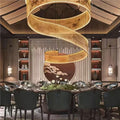 New chinoiserie chandelier uv streamer printing lobby hotel banquet hall shape art luminous sales department decorative chandelier