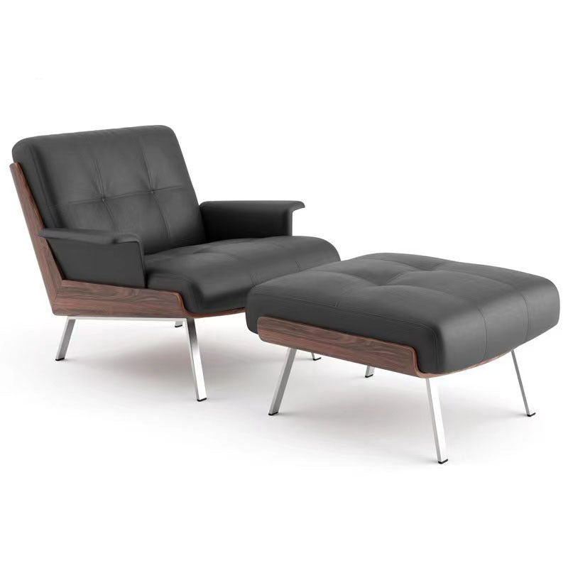 Daiki single sofa chair - luxury, solid wood, lazy chair for living room, bedroom, leisure, balcony lounger - trending designer piece