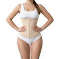 Amazon bestseller: 24-rib mesh corset with external zipper, internal double-row hook-and-eye closure, waist trainer, tummy control, slimming body shaper, and waist cincher