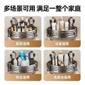 Suction cup triangle traceless storage rack bathroom storage toilet supplies storage rack corner rack storage rack wall-mounted