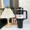 export stanley thermos cup 304 stainless steel straw cup portable outdoor car sports cup