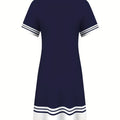 wholesale women's short-sleeved dresses, fashionable women's dresses for spring, summer, and autumn, new cross-border printed designs