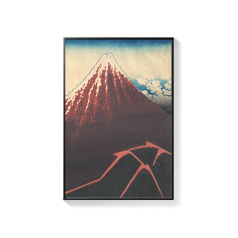 Japanese Mount Fuji decorative painting Ukiyo-e Japanese Japanese Japanese style Japanese style Japanese style restaurant box hanging painting B & B hotel mural