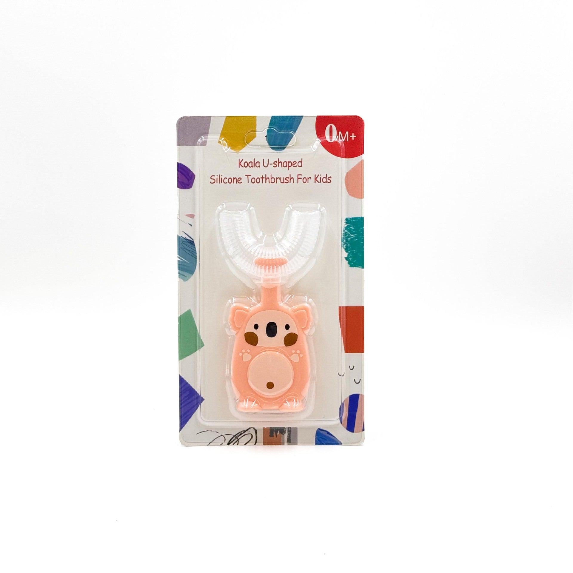 English card new manual children's U-shaped toothbrush silicone toothbrush baby mouth type oral cleaning manual U-shaped
