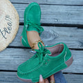 plus sizespring & fallnew arrival rocking shoes plaid soft bottomladieswear shoes hidden heelthick solecasualflats women's wholesale