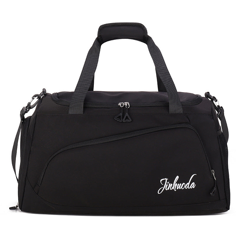 New multi-functional fitness bag, independent shoe compartment, dry and wet separation travel bag, portable short-distance lightweight messenger shoulder bag