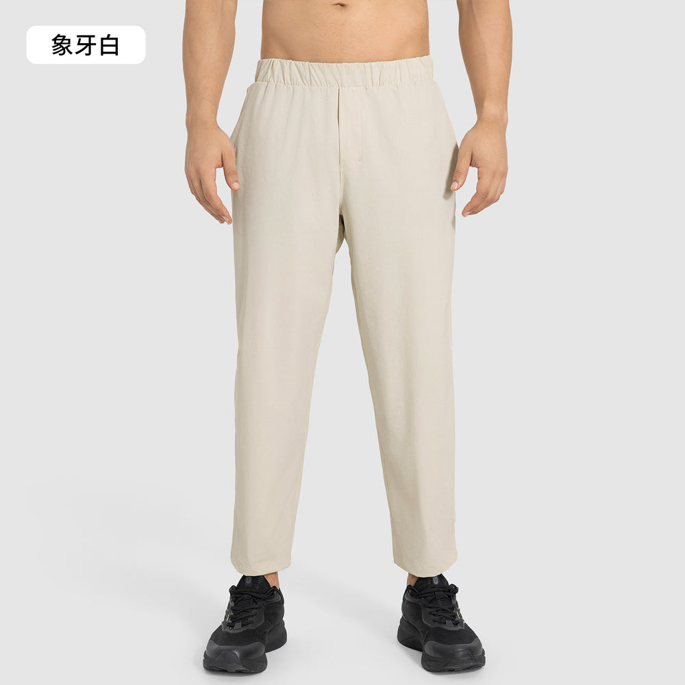 New men's straight-leg casual pants - spring/summer collection. relaxed fit, versatile, lightweight, quick-drying, ideal for running and sports. style: dmk004