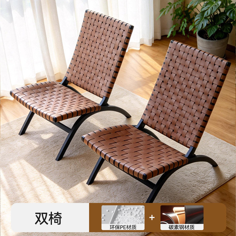 Outdoor patio wicker chairs for balcony leisure area decoration, terrace garden chairs for outdoor use