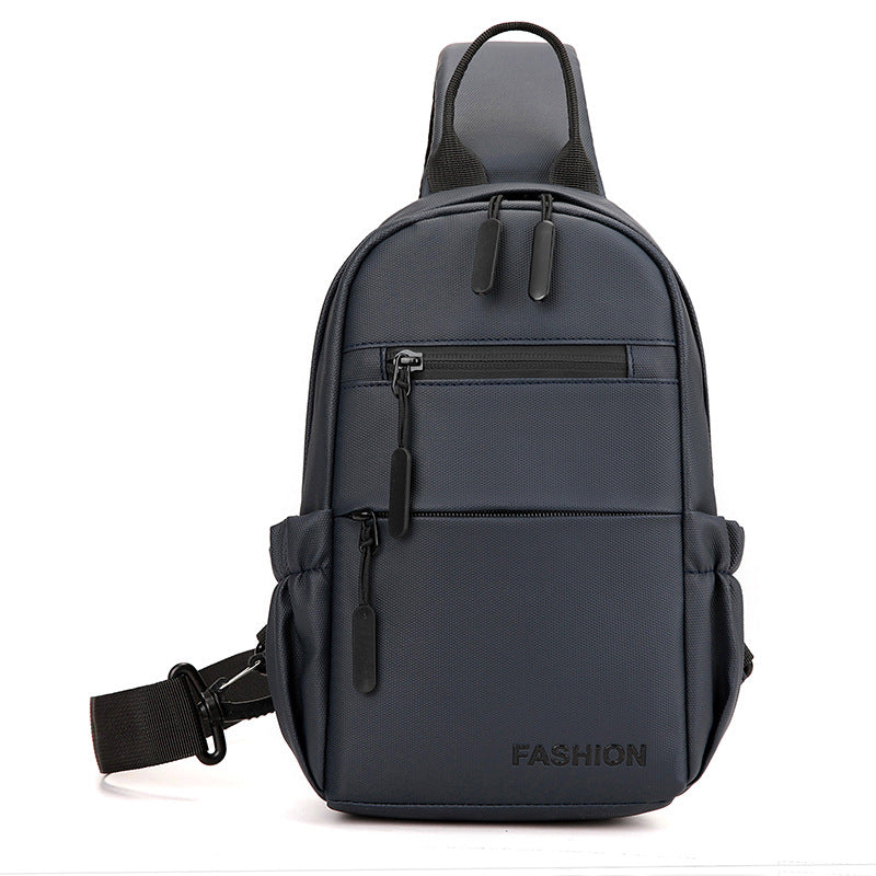 Breast bag men's  new fashion messenger bag outdoor commuting versatile leisure shoulder bag cycling sports backpack
