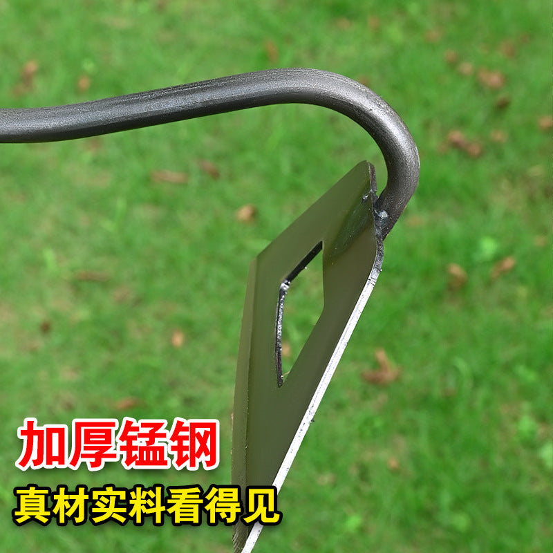 除草锄头家用种菜挖土开荒大锄头加厚户外锰钢锄家用铲草农具厂家