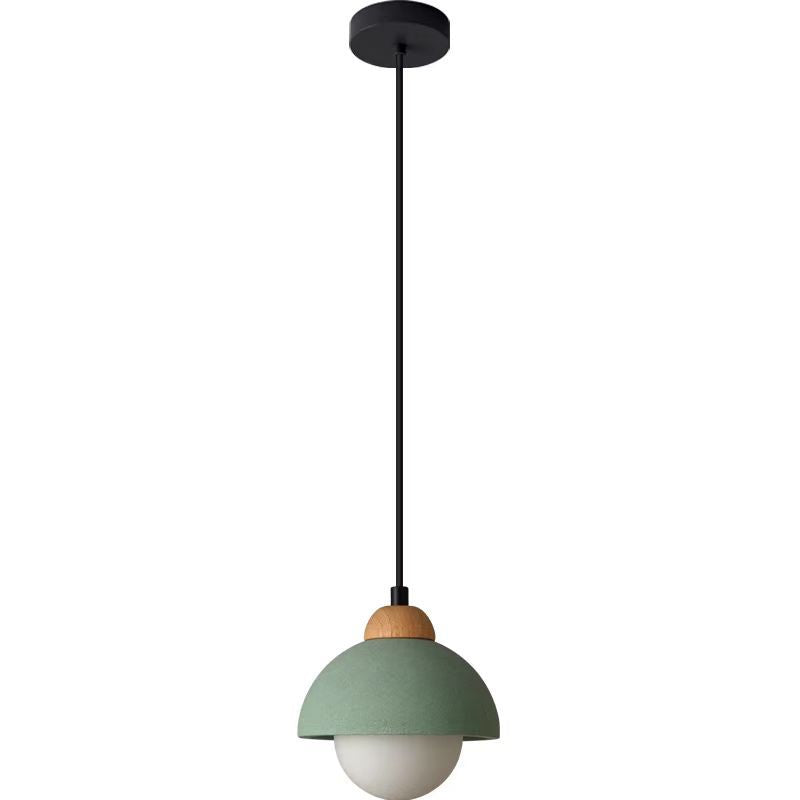 Classy bedroom bedside small chandelier single head medieval wabi-sabi style japanese styleretro restaurant bar table wood cream style