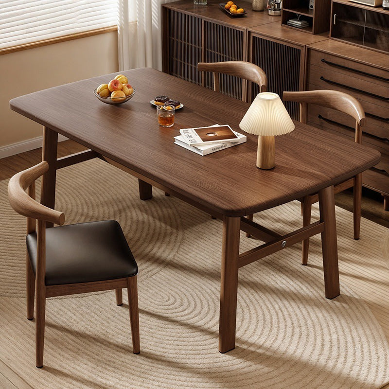 Dining table for homesmall apartment medieval dining table rectangular modern casual rental room dining and commercial table and chair combination