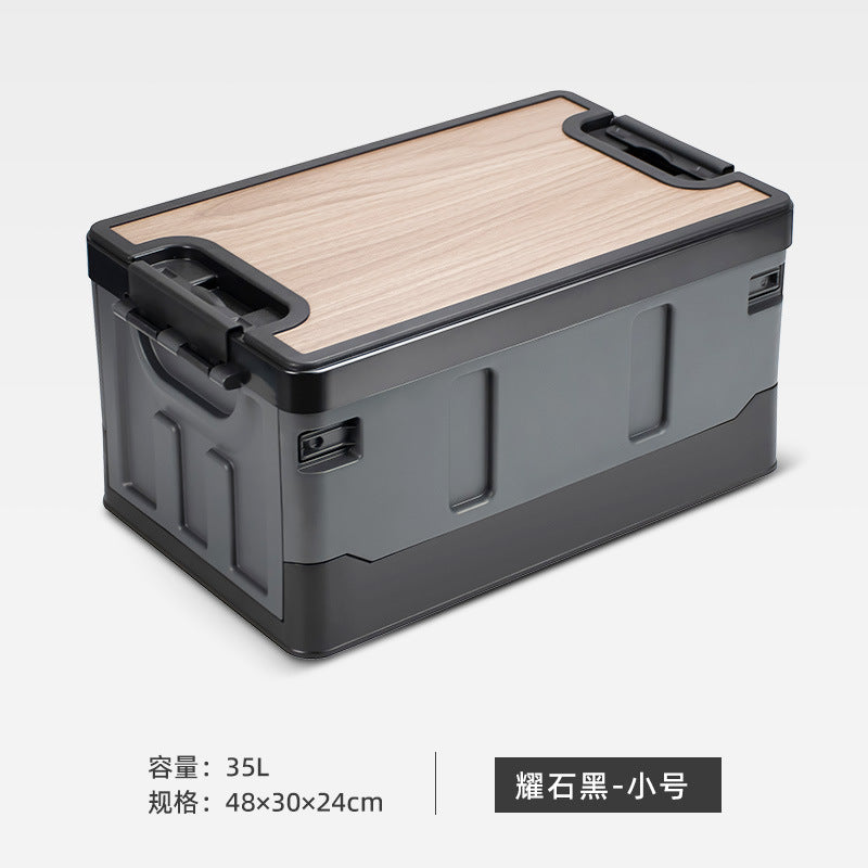 Spot free shipping repurchase outdoor camping outing car trunk multi-functional finishing box car bedside storage
