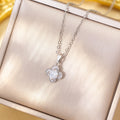 X-01-115 [titanium steel chain copper inlaid zirconium pendant]