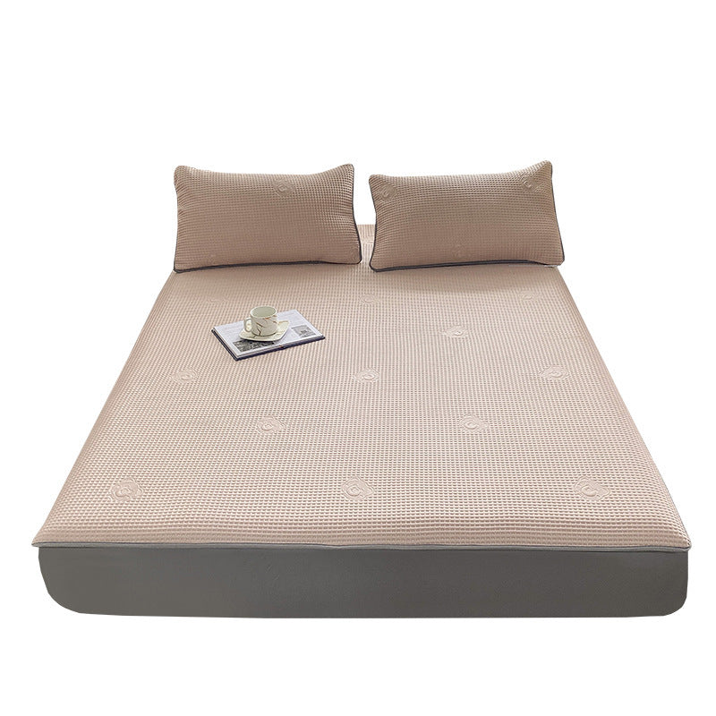 Summer Class A Maternal and Infant Grade Waffle Cool Cold Bean Sheet Mat Foldable Washing Sheet Air Conditioning Soft Mat