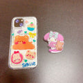 Creative desktop lazy stand melody kuromi/white rabbit/violent bear cartoon cute foldable mobile phone stand