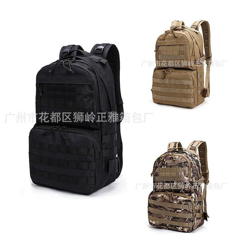 New Military Camouflage Backpack 3D Tactical Sports Backpack Hiking Camping CS Men's and Women's 45L Travel Backpack
