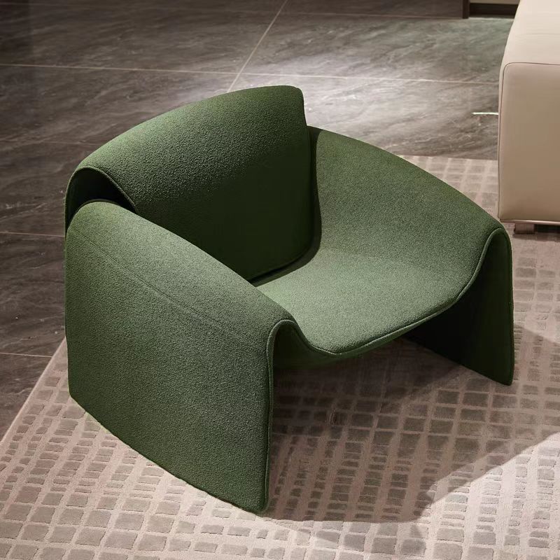 Italian normcore designer casual home single sofa chair scandinavian living room study special shaped creative m crab chair