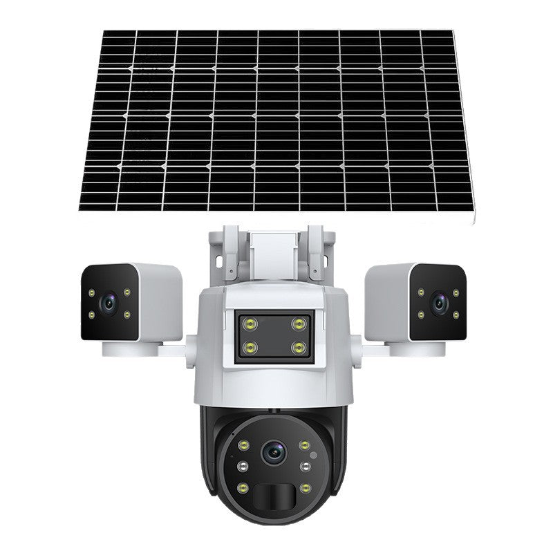 Customized home mobile phone remote 360 degree high definition night vision no electricity no network outdoor solar surveillance camera