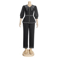 new african women's top and pants two-piece set, plus size, european and american style, export quality, suitable for  and
