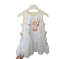 [summer clothing big sale free shipping] girls' cotton skirt summer  new korean style children's summer clothing cartoon simple