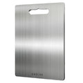 Stainless steel 304 cutting board - multi-purpose chopping board, serving board, and kitchen utensil for home use (suitable for cutting vegetables and fruits)