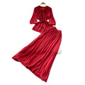 Light mature style work clothing pleated easiest for match two-piece set for women autum strap waist slimming lookelegantsuit