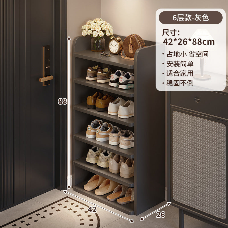 Shoe rack, multi-layer simple small and narrow rental house at the entrance of the home, rental good things 2025 new indoor shoe cabinet