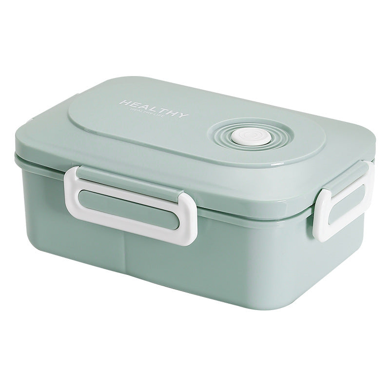 bento box microwave heating lunch box office worker with lid student plastic box lunch box divided lunch box