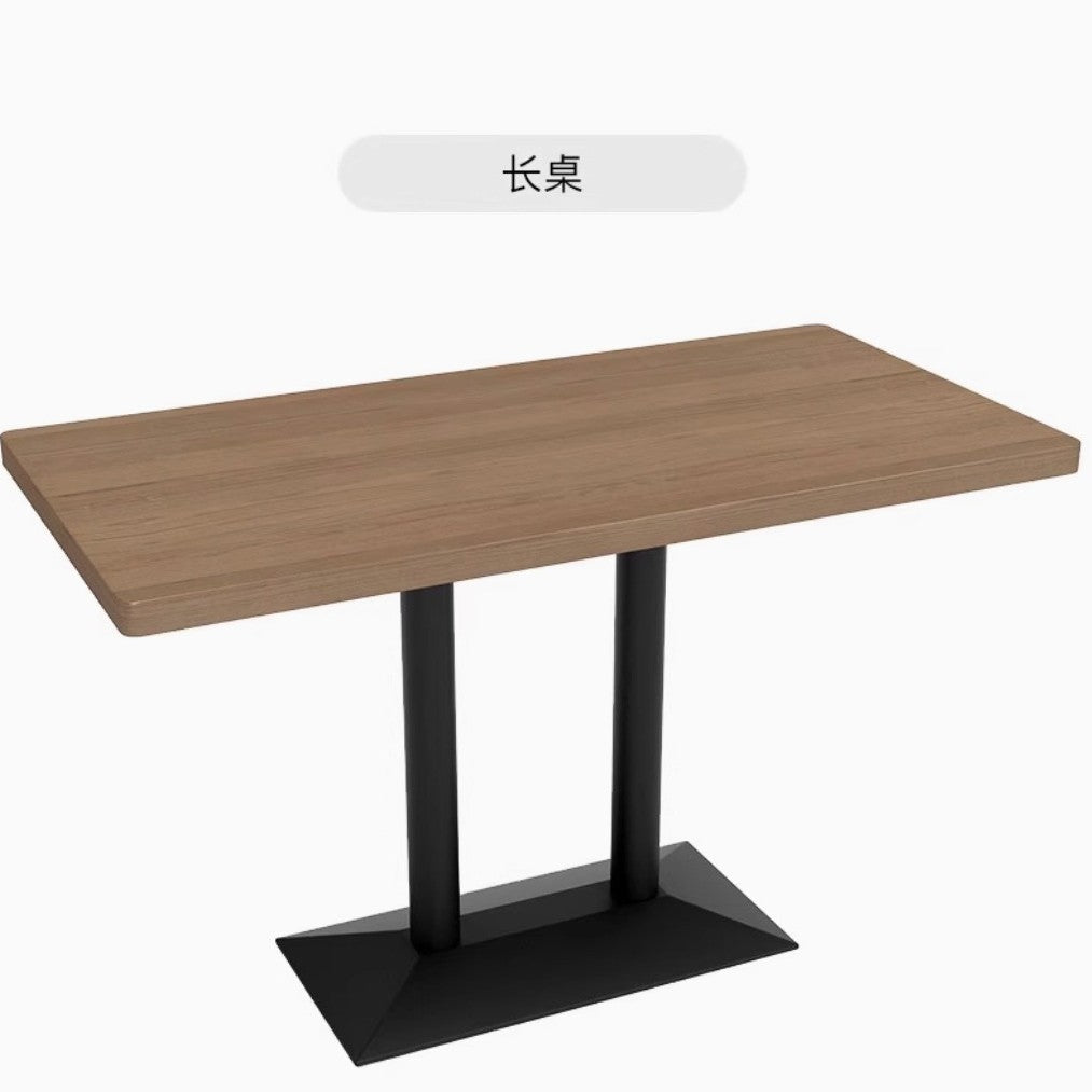 Customized creative restaurant tables and chairs Simple milk tea shop Dessert shop Catering commercial table and chair combination Tea house card seat sofa