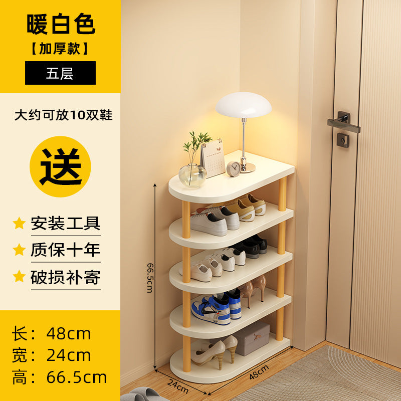 Shoe rack, multi-storey dormitory at the entrance of the home, simple small and narrow entrance door, shoe rack storage, space-saving shoe cabinet