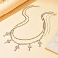 Cross pendant waist chain wholesale european and american cross-border personalized jewelry for women multi-layered design sexy body chain