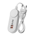 110v usb fast charging power strip - us plug, 5 usb ports, travel adapter for vietnam, southeast asia, thailand, taiwan, and the united states