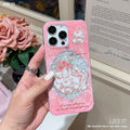 Midsummer afternoon tea iphone 17 pro max phone case - glitter gel, apple 16 anti-drop protective cover, iphone 15 compatible
