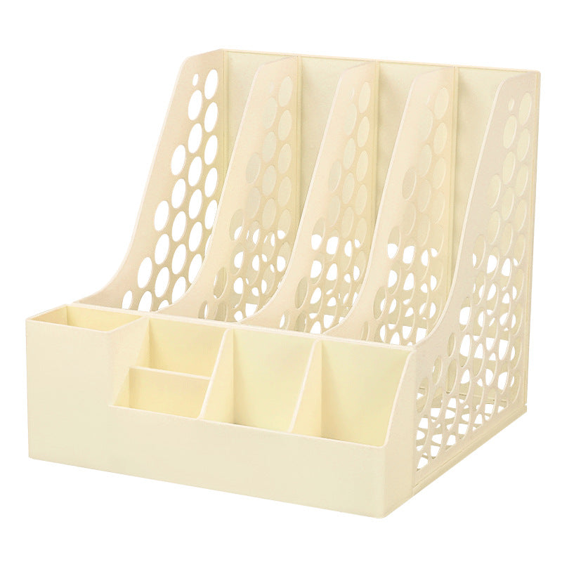 Desktop File Shelf Bookstand Desk File Shelf File Frame File Basket Data Shelf File Storage Box