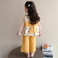 Girls' fashion set - summer  new arrival: baby bowknot tank top & stylish two-piece outfit for little girls