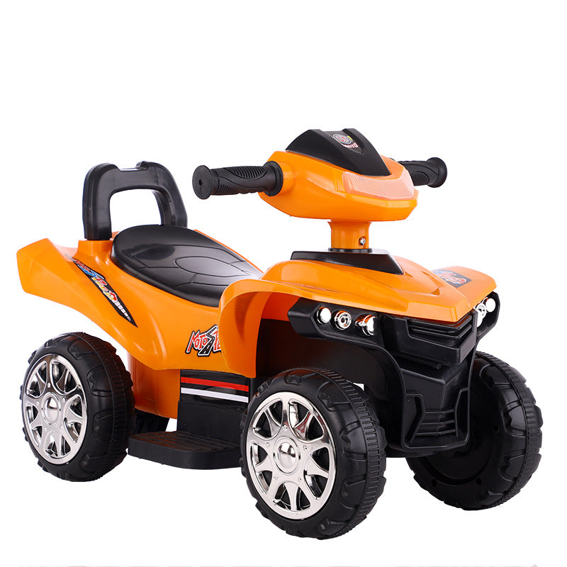 Manufacturer spot children's electric beach car four-wheeled outdoor off-road vehicle 1-3-5 year old baby charging remote control motorcycle