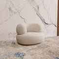 Accessible luxury cashmere fabric curved sofa coffee table modern casual living room beauty salon clothing store furniture popular